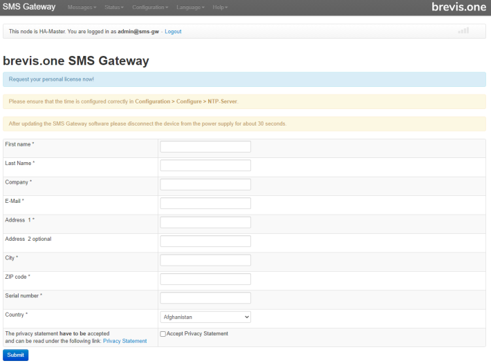 How Do I Get A License For My Sms Gateway